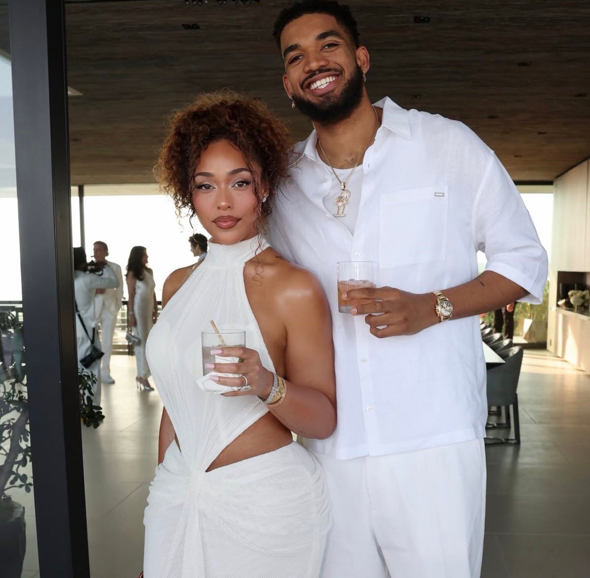 Jordyn Woods Karl-Anthony Towns wedding
