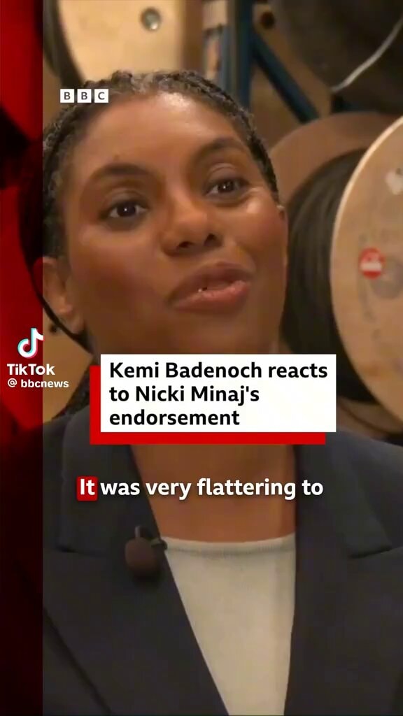 Pop Trends Kemi Badenoch Nicki Minaj endorsement