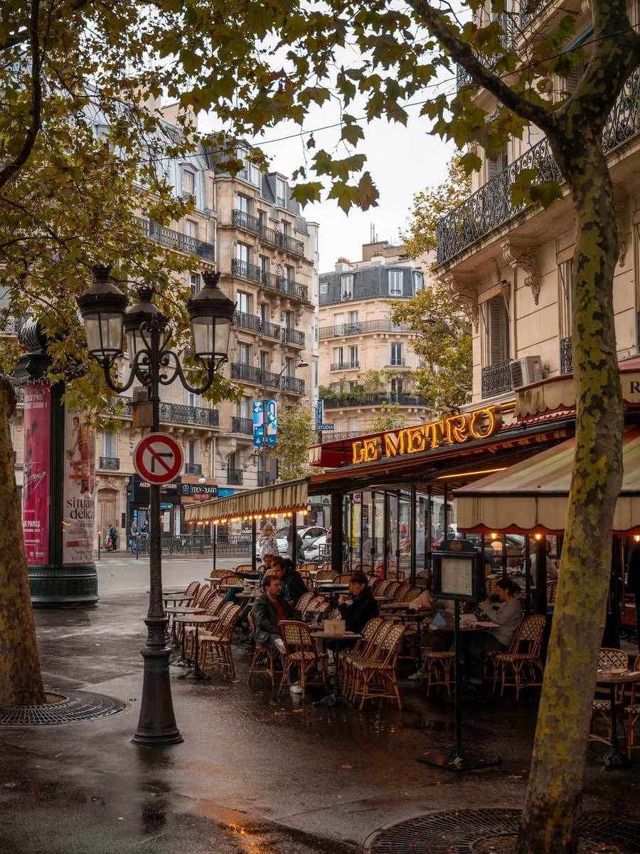 Paris France street scene