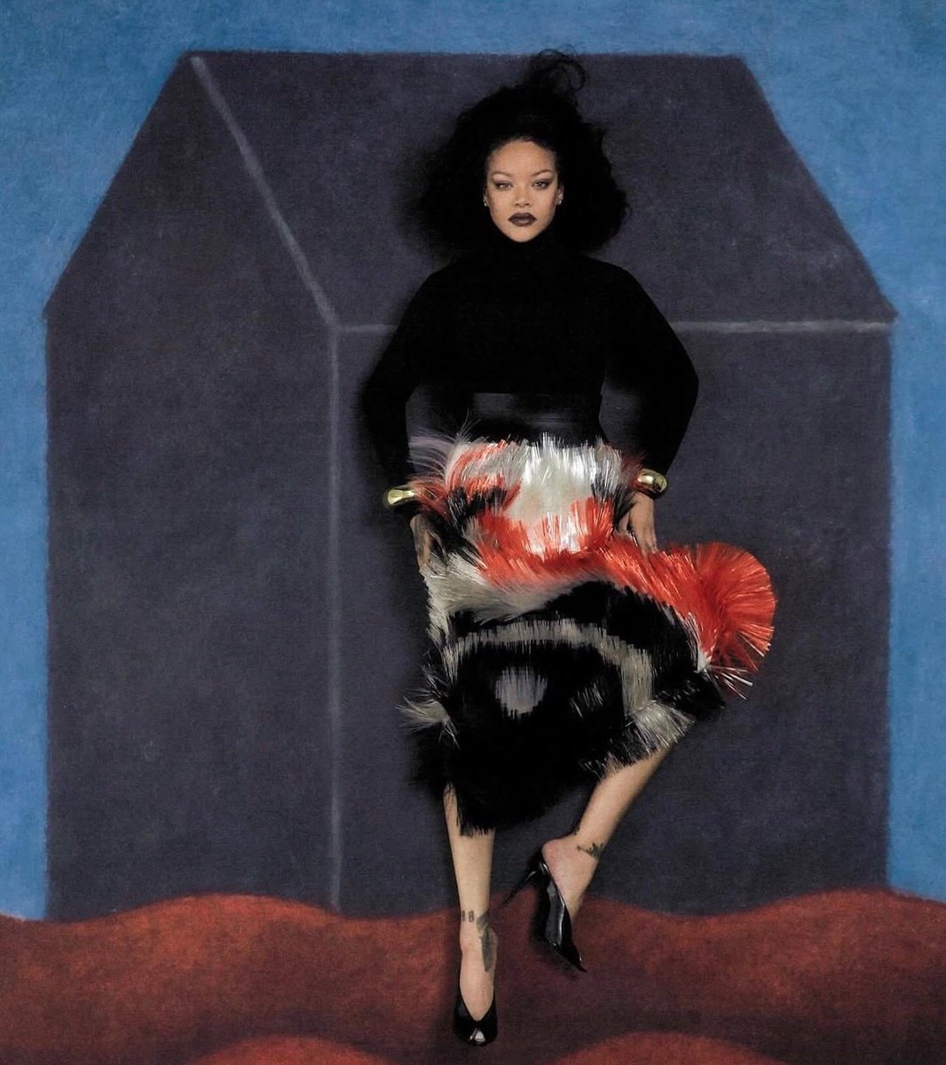 Rihanna fashion editorial