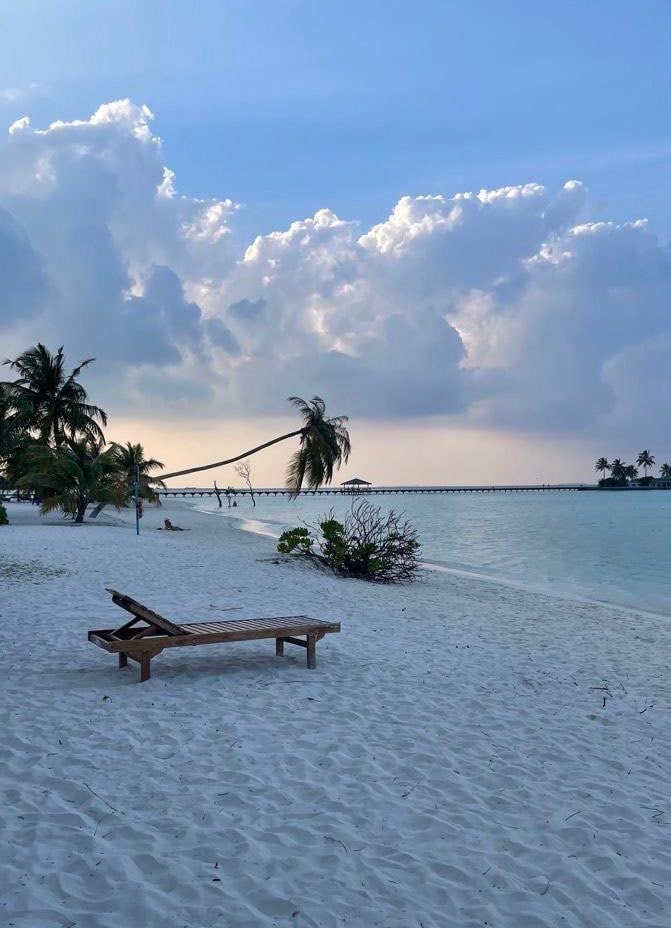 Peaceful beach escape