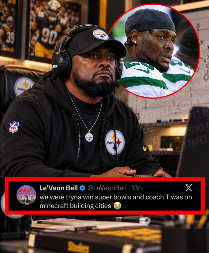 Le'Veon Bell Mike Tomlin Minecraft