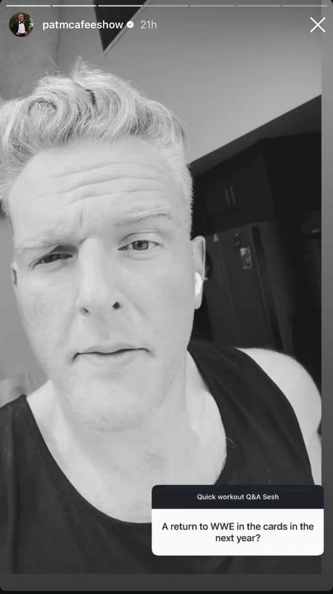 Pat McAfee WWE return question