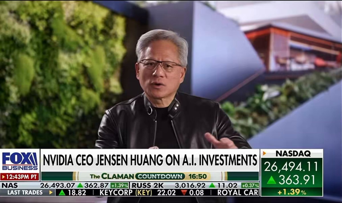 Nvidia AI financing Jensen Huang