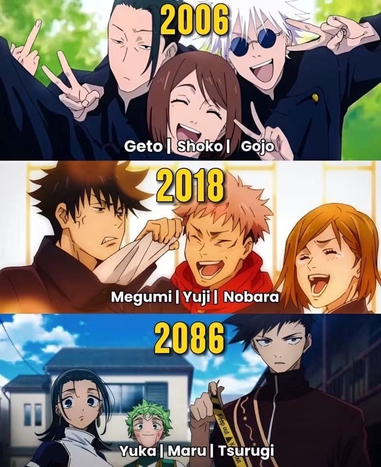 Jujutsu Kaisen trios