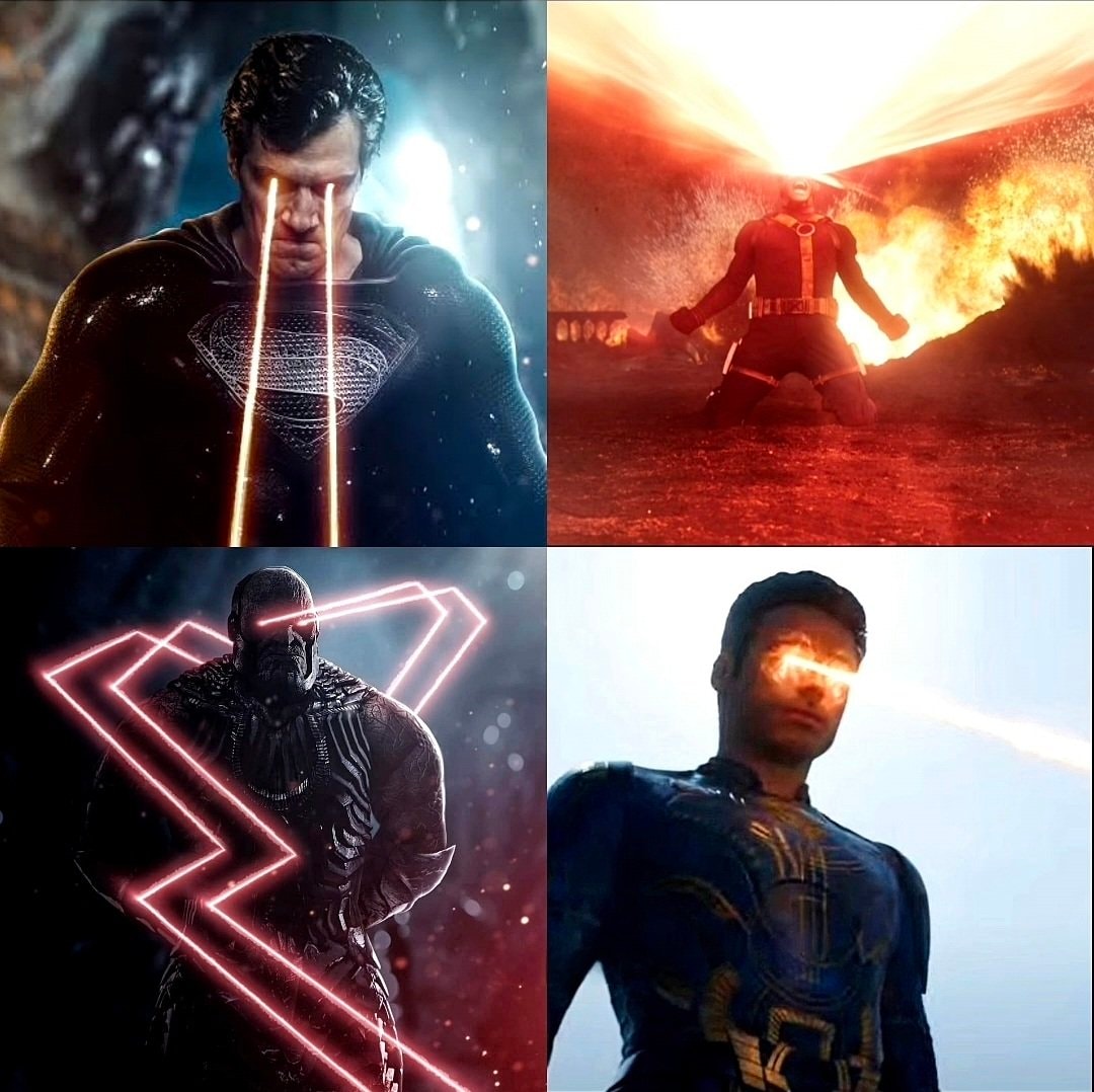Superman Flash Thanos heat vision Superman Flash Thanos heat vision