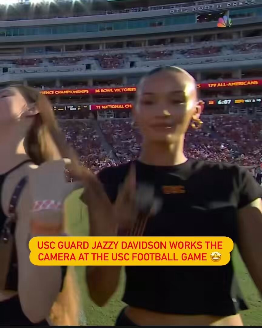 Jazzy Davidson USC Cameraman