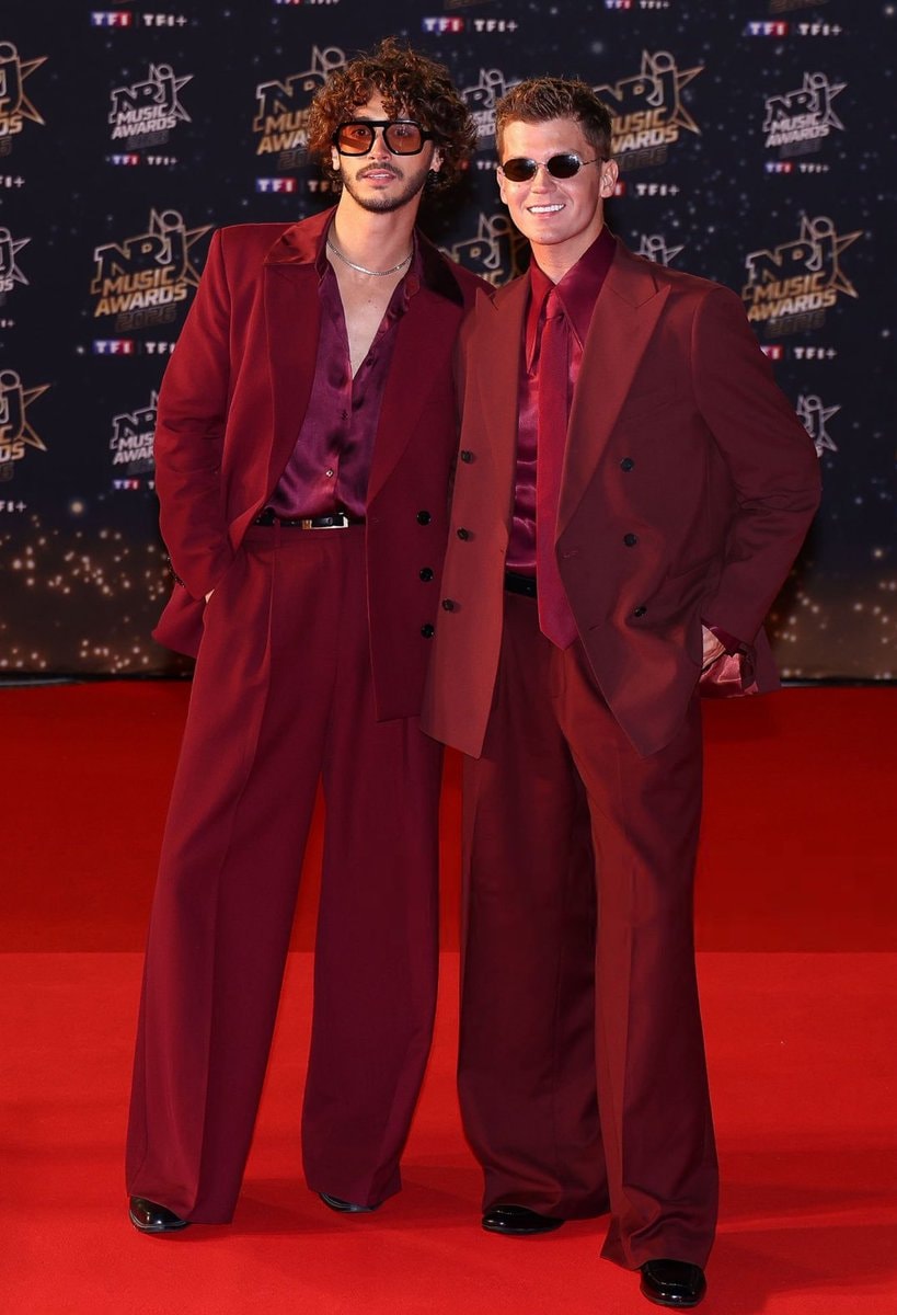 Antonio Cipriano and Jamie Miller at NRJ Music Awards
