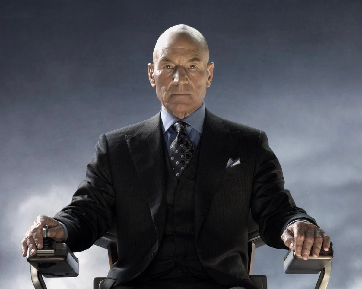 Sir Patrick Stewart Professor X tribute