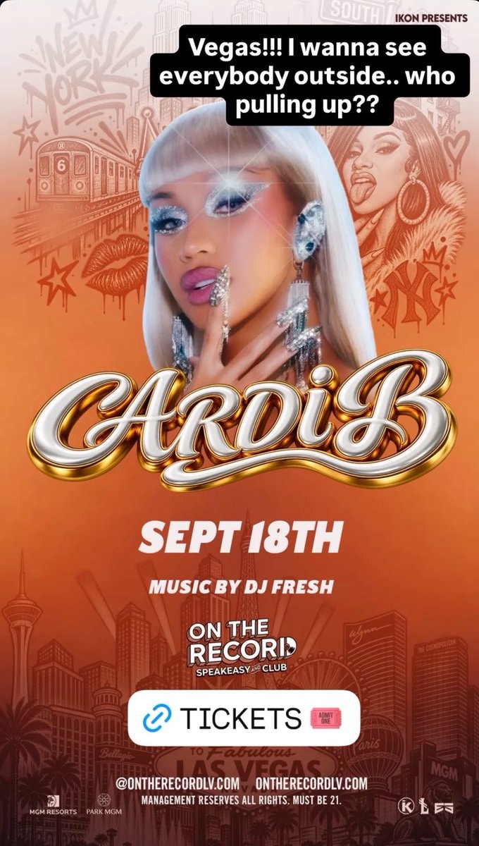 Cardi B On The Record performance Cardi B On The Record performance
