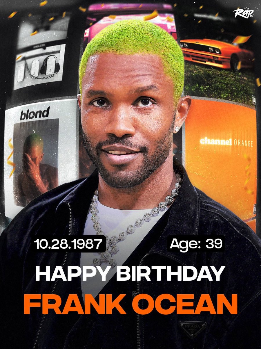 Frank Ocean 39th Birthday