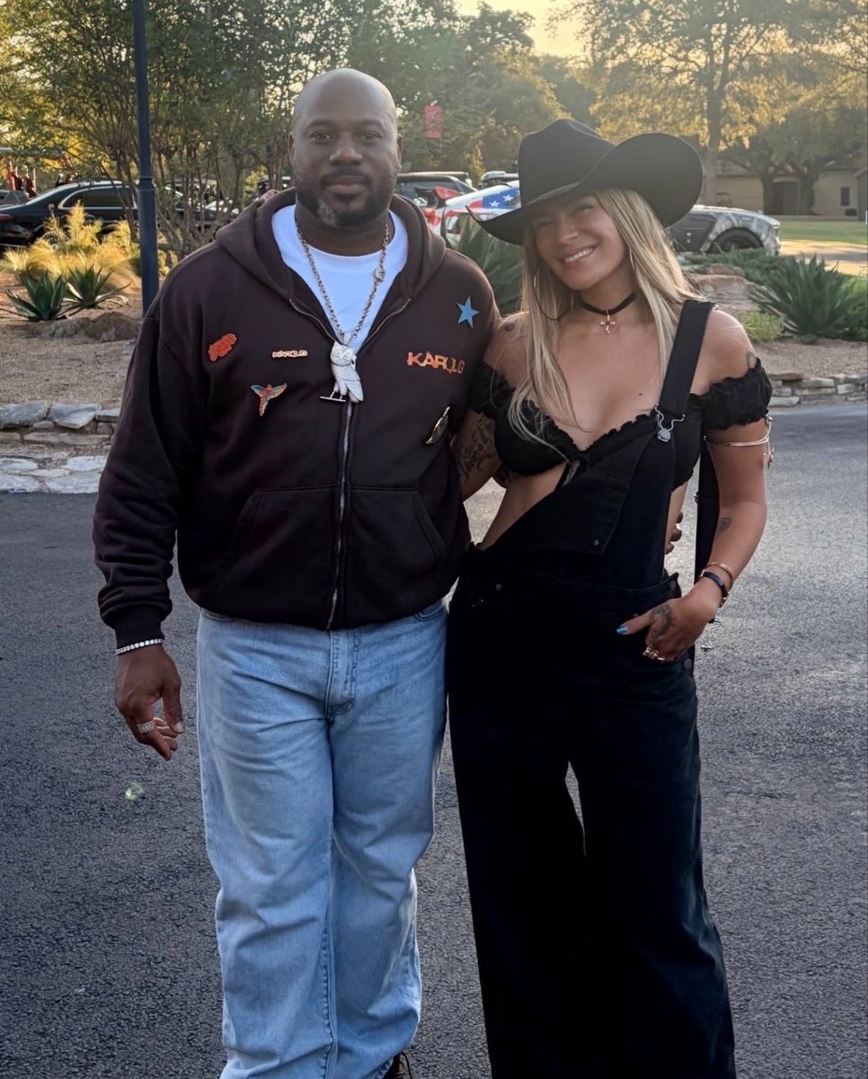 Karol G at Drake's Texas ranch