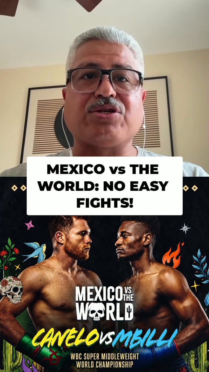 Mexico vs. The World boxing poster