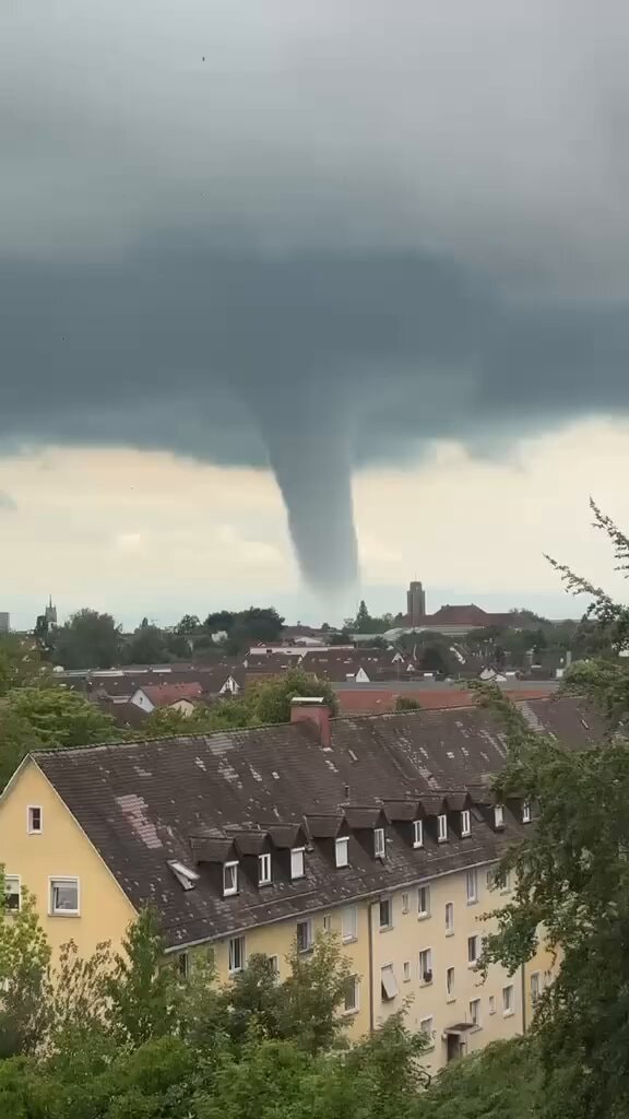 Germany Lake Constance waterspout tornado