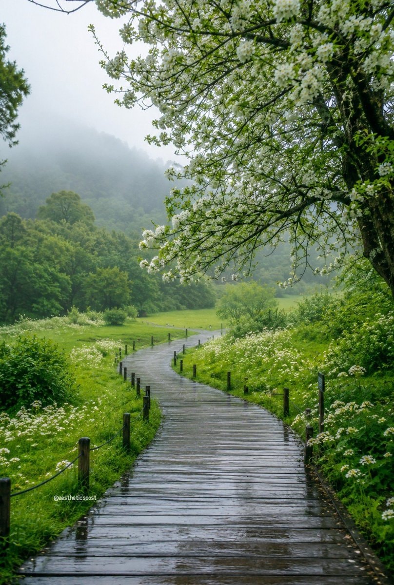 Rainy landscape