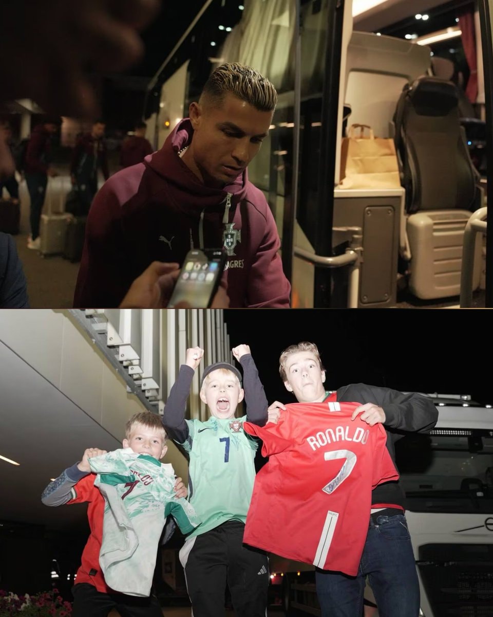 Ronaldo signs for Norway fans Ronaldo signs for Norway fans