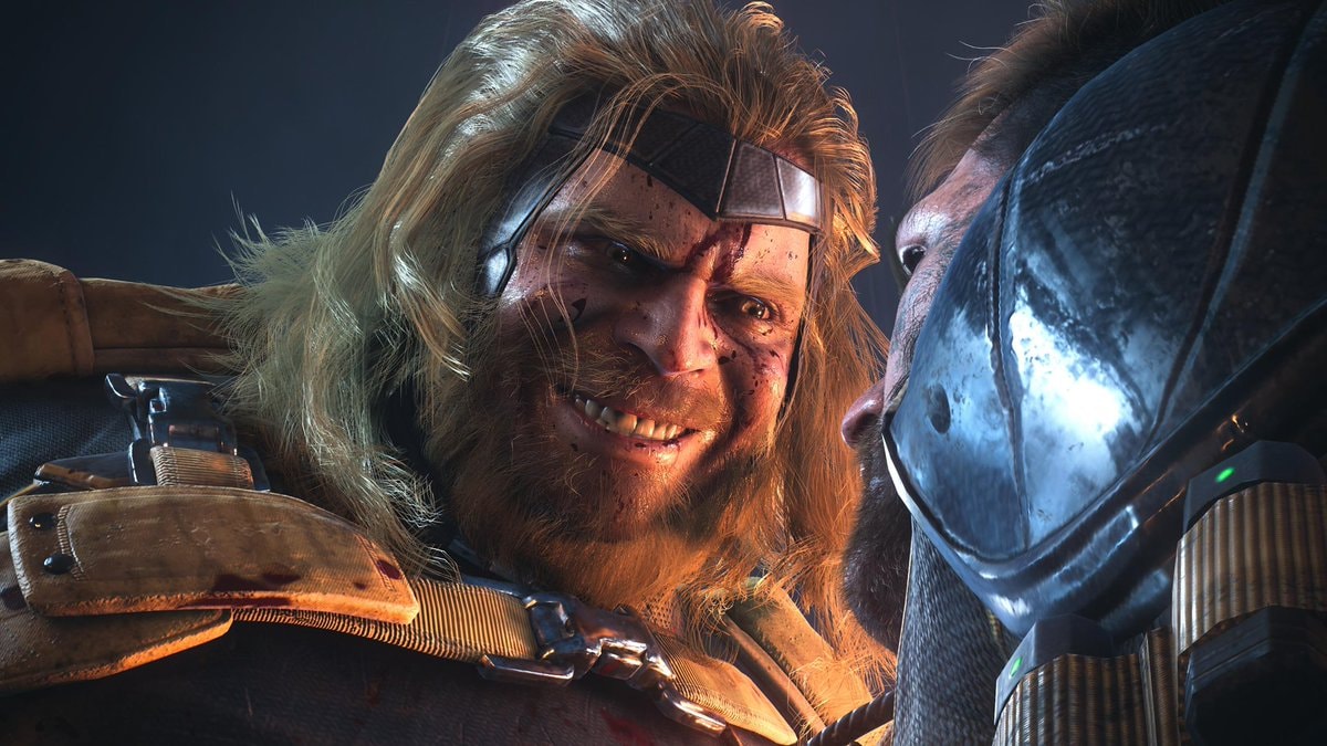 close-up intense scene