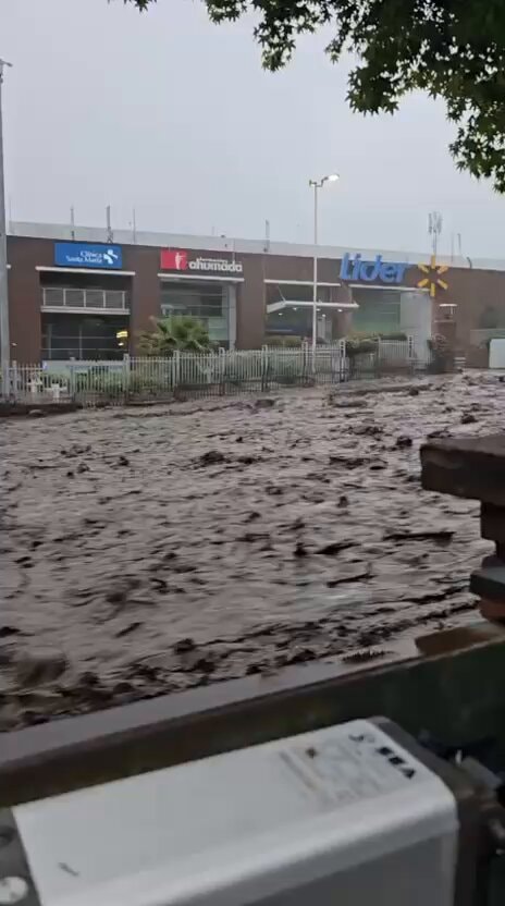 Debris flow San Carlos de Apoquindo