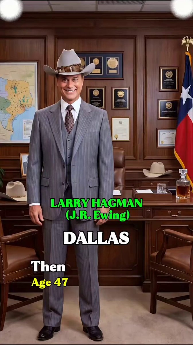 Larry Hagman J.R. Ewing Dallas