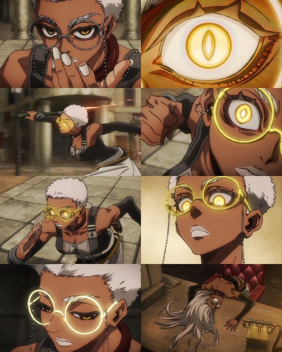 anime character with short white hair