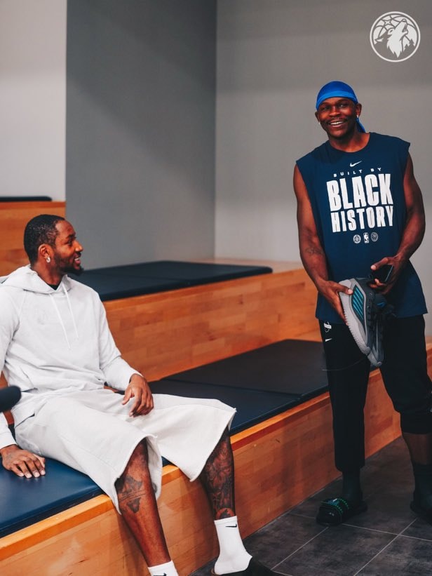 Anthony Edwards and Jonathan Kuminga Timberwolves duo
