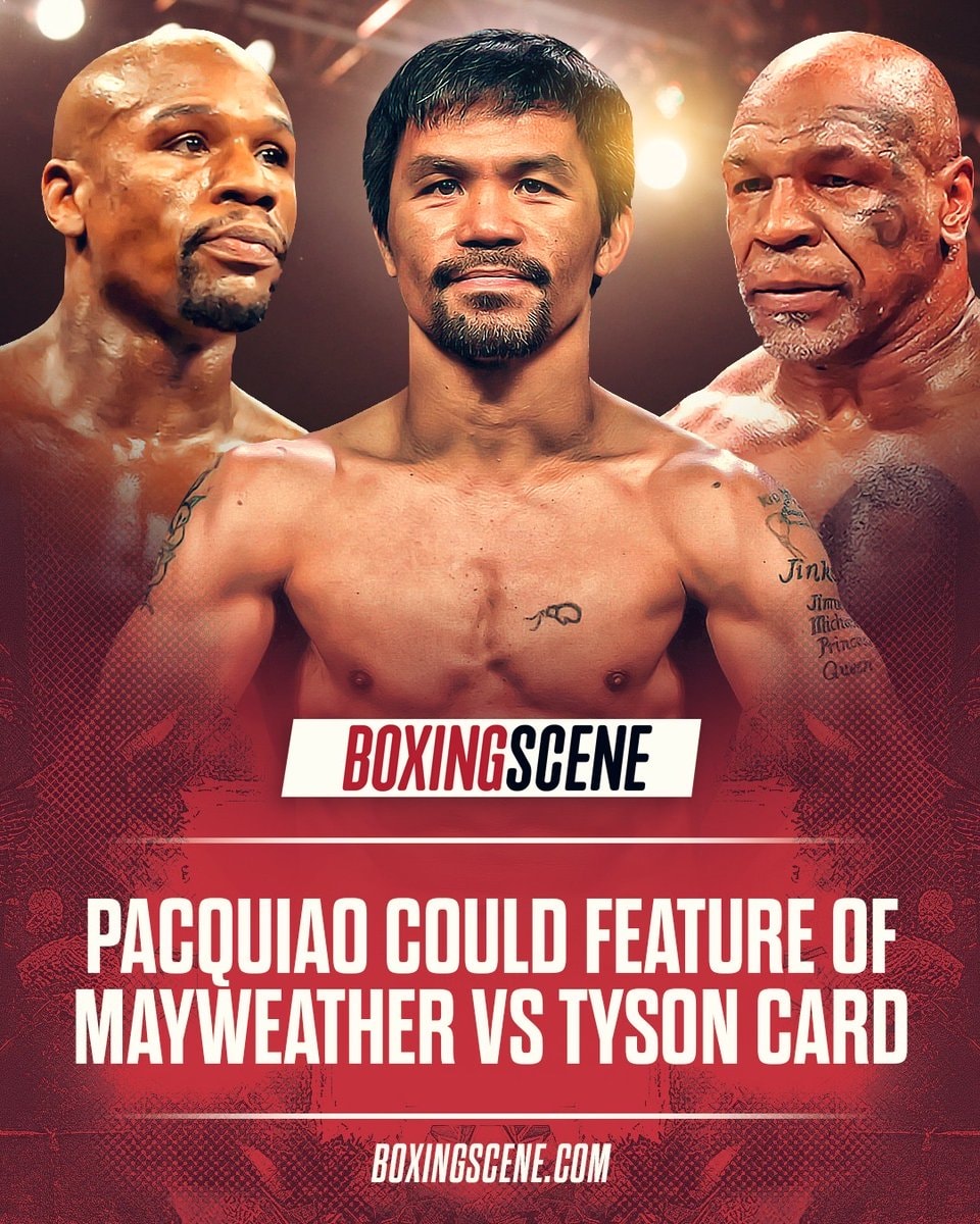 Mayweather Tyson Pacquiao exhibition doubleheader