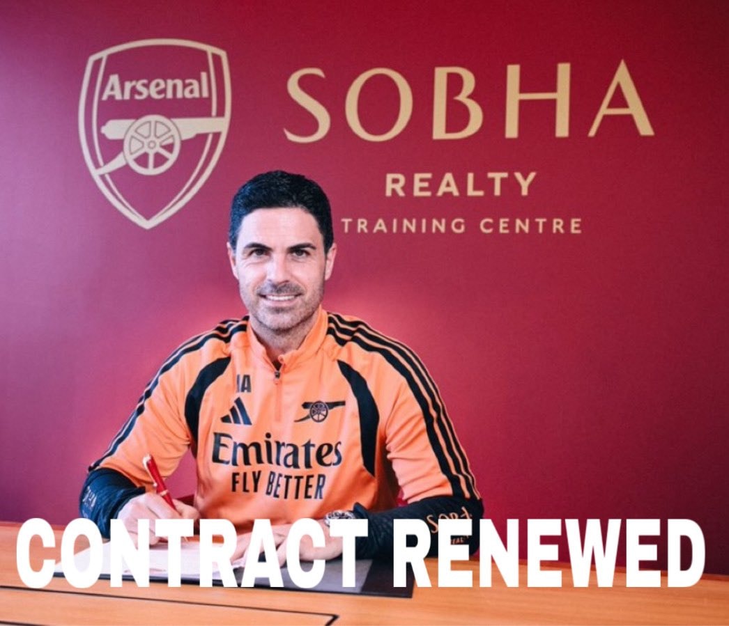 Mikel Arteta contract renewal