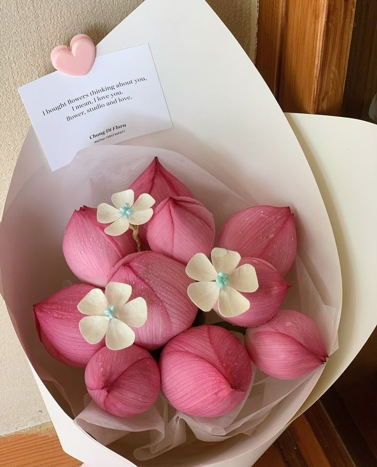 pink lotus flowers (photo 2 of 2)