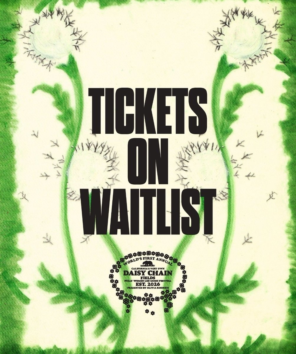 Olivia Rodrigo Daisy Chain Fields waitlist (photo 2 of 2)