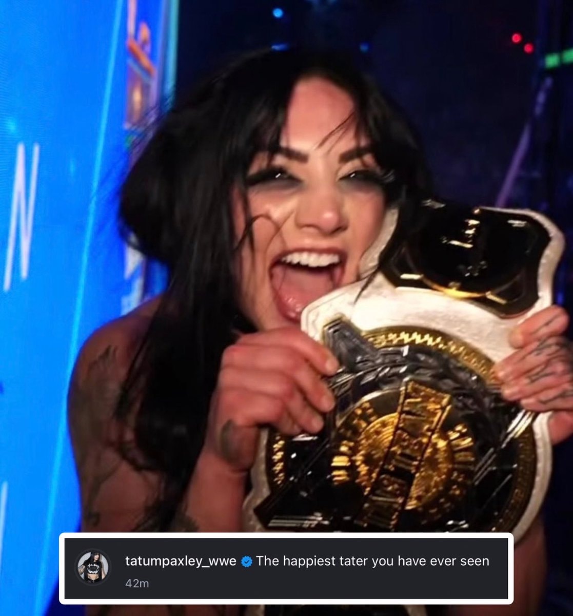 Tatum Paxley WWE Women's Tag Team Champion