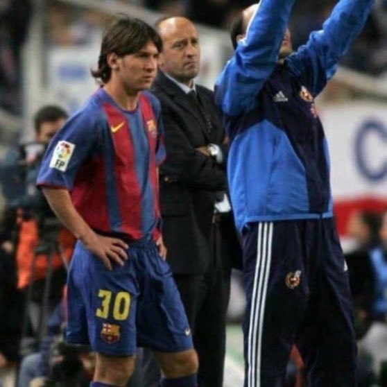 Lionel Messi Barcelona debut