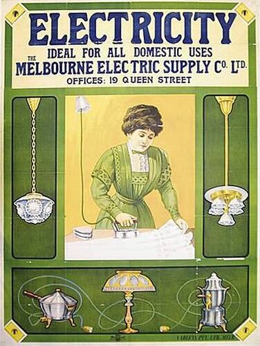 Melbourne Electric Supply Co. Ltd ad Melbourne Electric Supply Co. Ltd ad