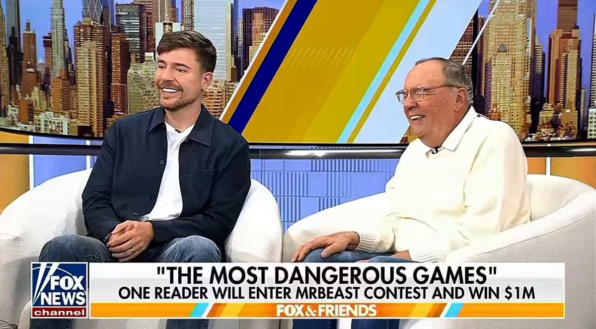 MrBeast James Patterson Fox & Friends MrBeast James Patterson Fox & Friends