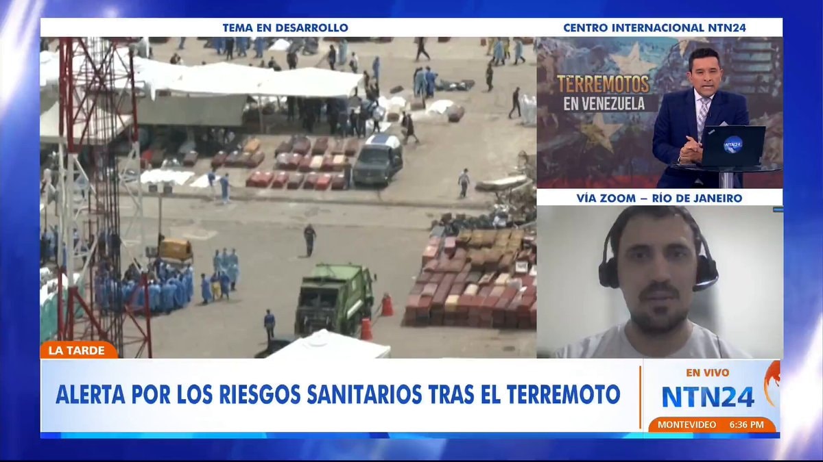 Venezuela earthquake sanitary risks NTN24