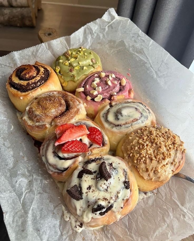 cinnamon rolls or tiramisu (photo 1 of 2)