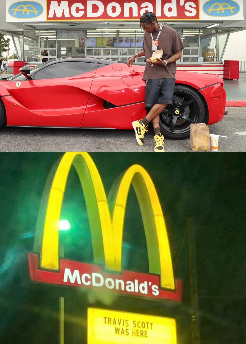 Travis Scott Cactus Jack McDonald's meal (photo 2 of 2)