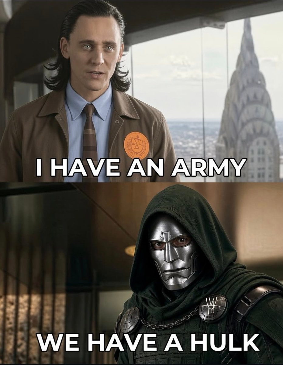 Marvel Loki vs Doctor Doom meme Marvel Loki vs Doctor Doom meme