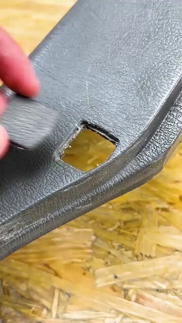 DIY repair gray material removal