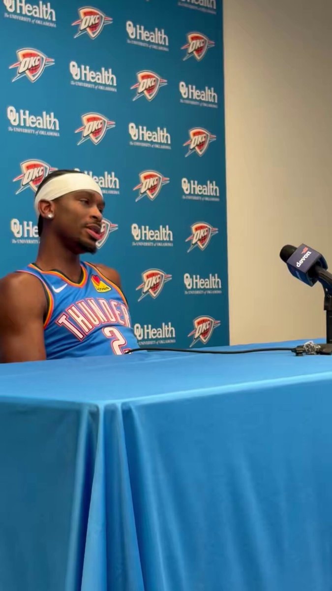 Shai Gilgeous-Alexander on Chet Holmgren