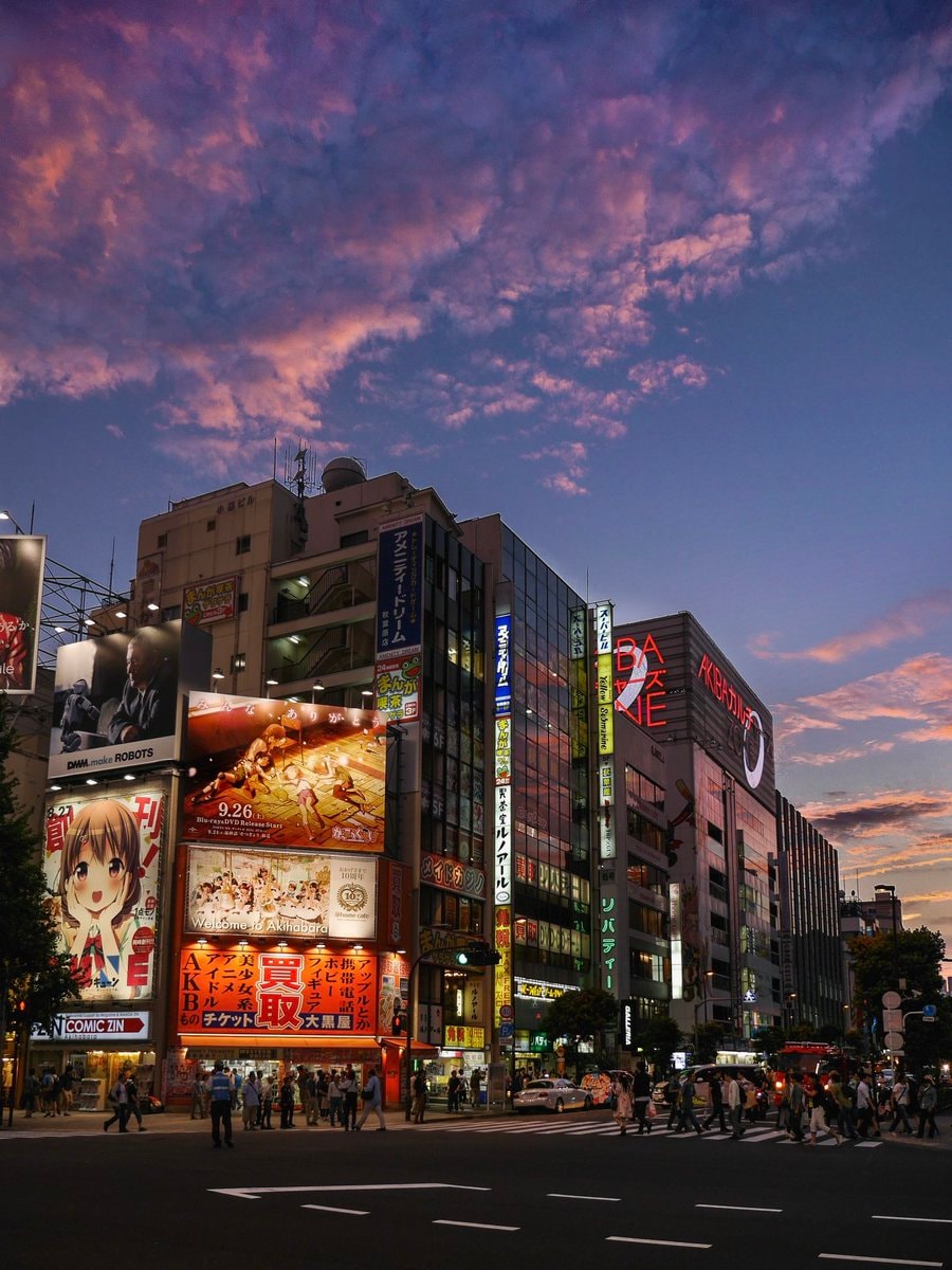 Akihabara Tokyo street signs