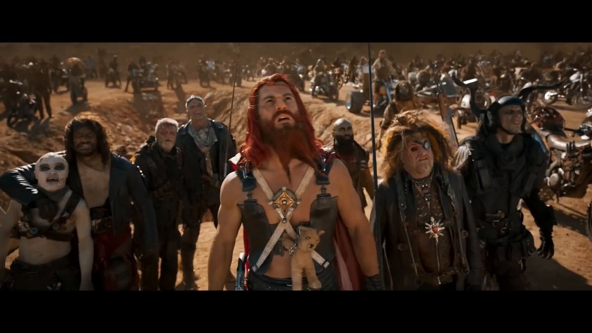 Chris Hemsworth as Dementus in FURIOSA Chris Hemsworth as Dementus in FURIOSA