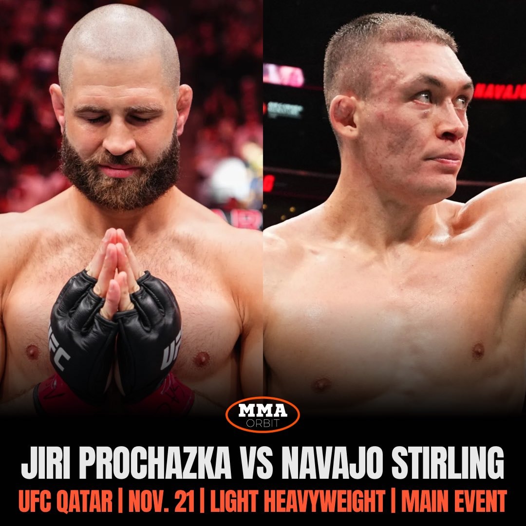 Jiri Prochazka vs Navajo Stirling UFC Qatar