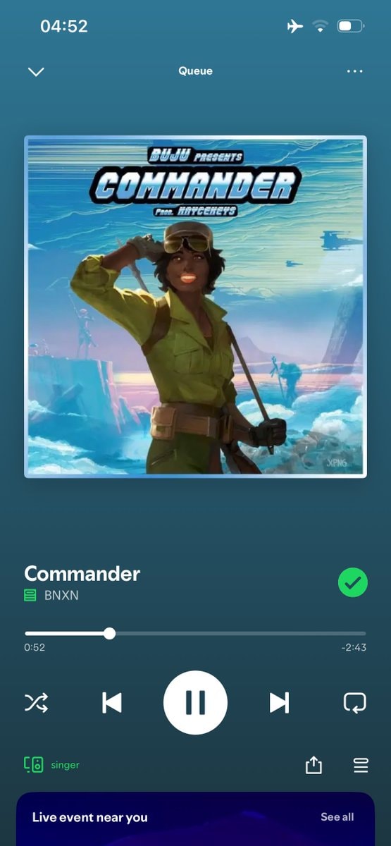 BNXN Commander album art