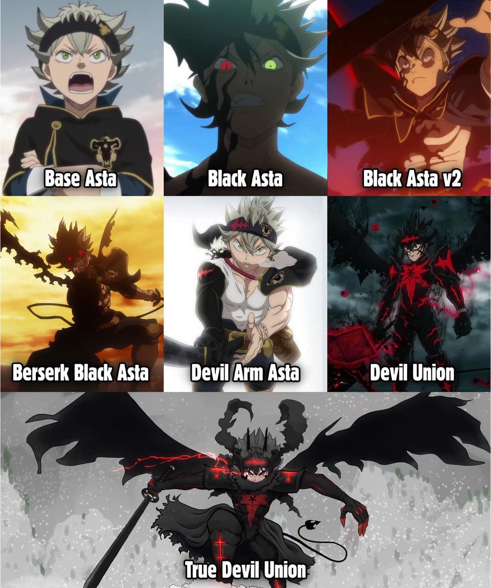Asta evolution forms