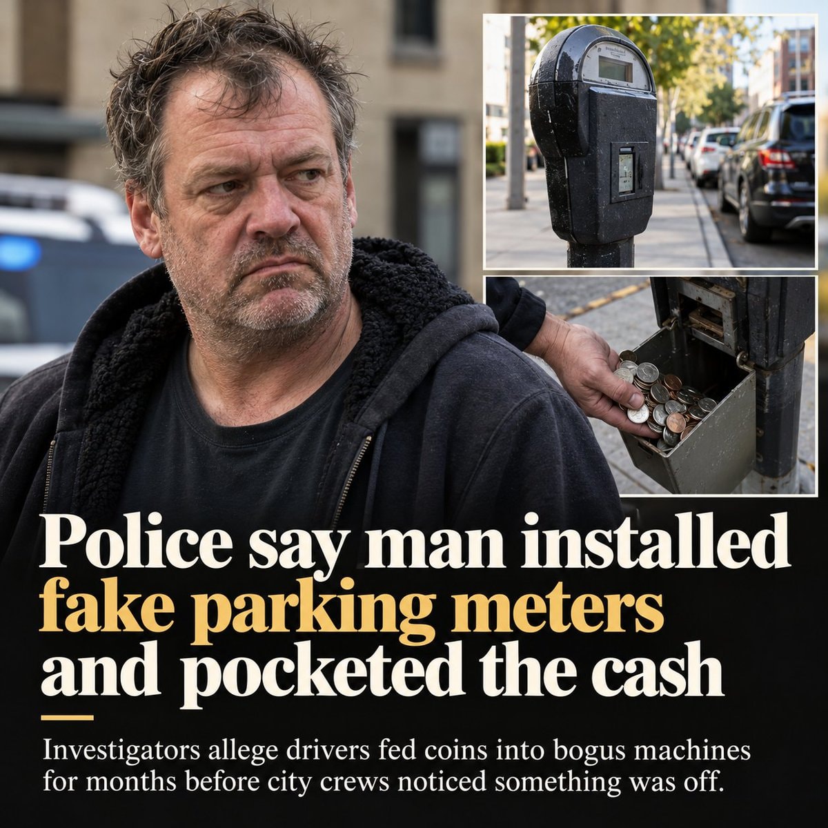 Fake parking meters scam
