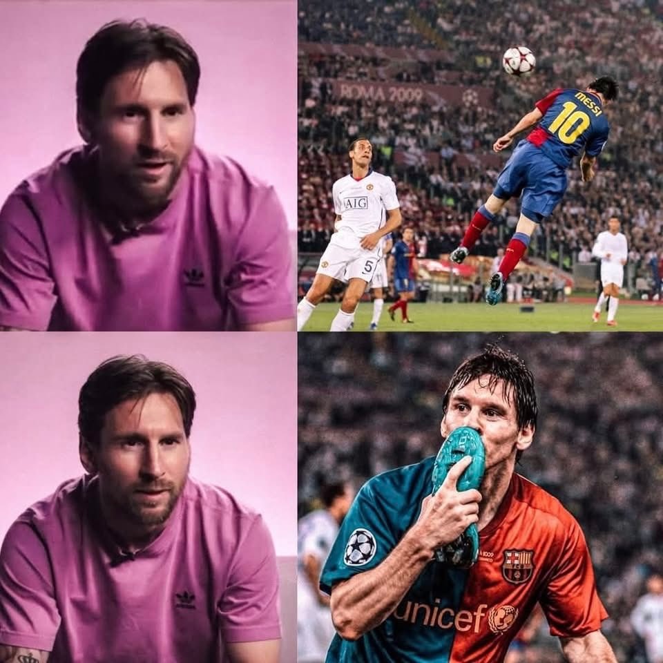 Lionel Messi Champions final header