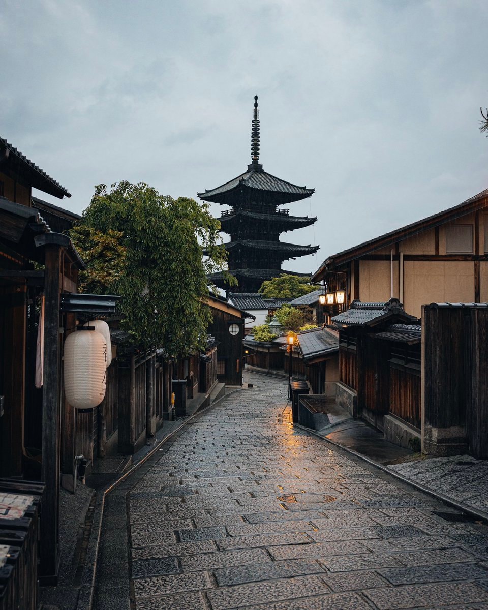 Kyoto Japan street scene