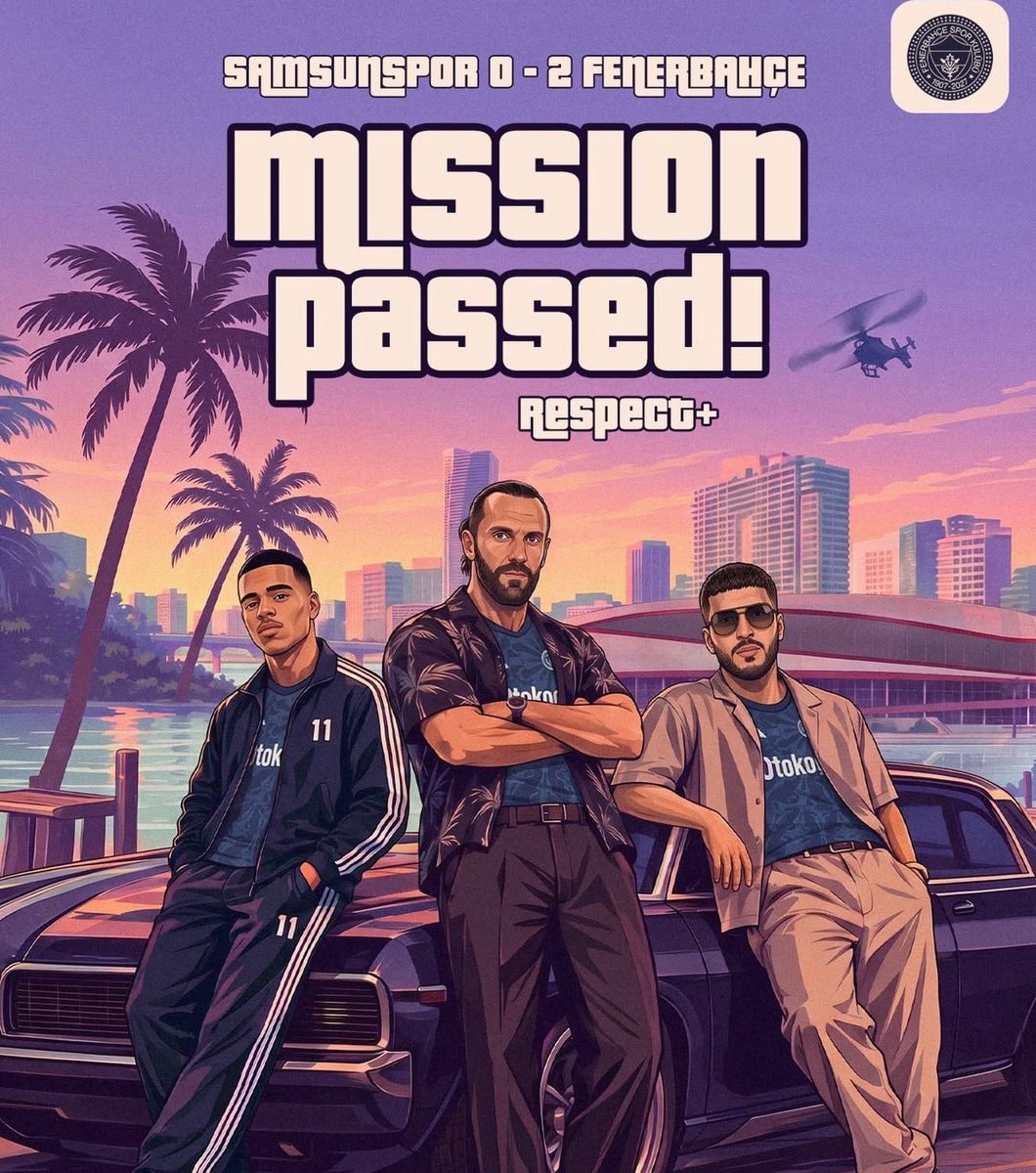Fenerbahçe GTA 6 post-match celebration