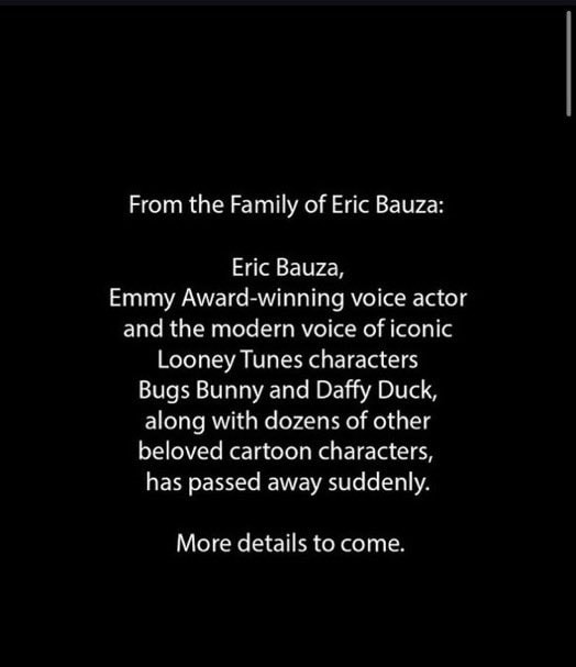 Eric Bauza dies at 46 (photo 2 of 2)