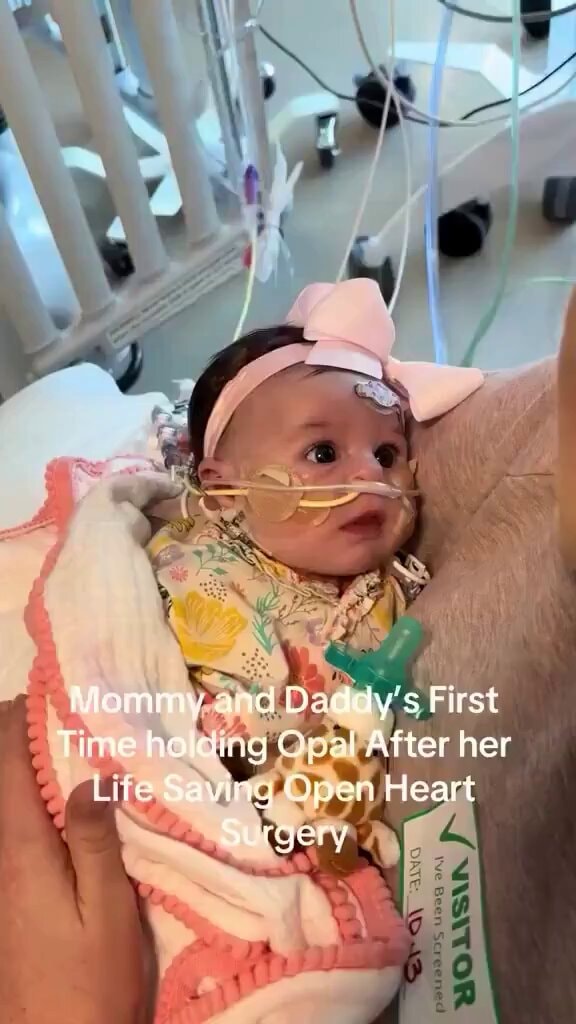 Opal after open-heart surgery